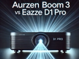 AURZEN BOOM 3 vs. EAZZE D1 Pro: AURZEN Smart Projectors Showdown